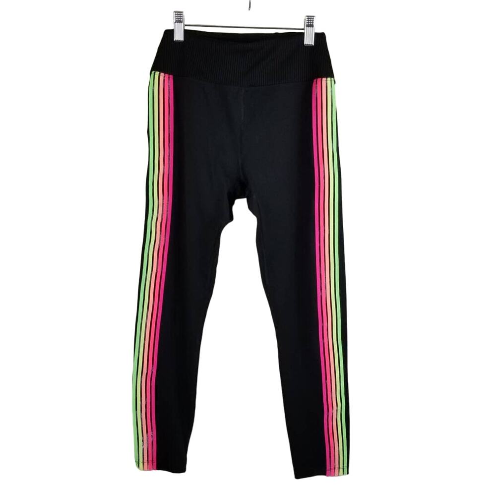 Victoria Secret Pink Ultimate Rainbow Side Athletic Women's Leggings S